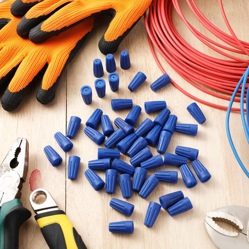 Hiboom 150 Pcs Waterproof Electrical Connectors - Outdoor Splice Terminal for 22AWG-12AWG Cable Wire