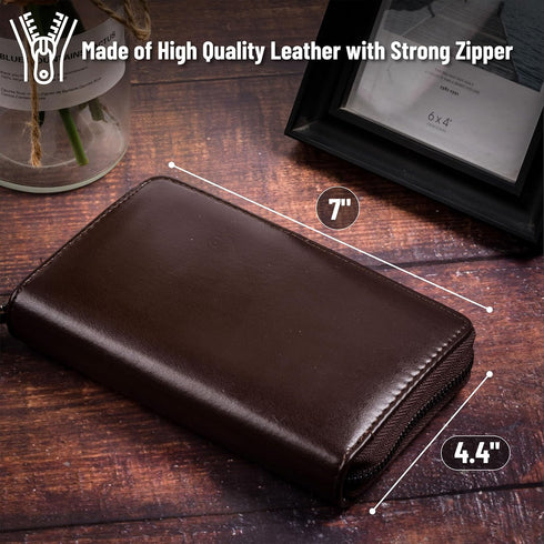 Mr. Pen Metal Mechanical Pencil Set - 5 Sizes in Leather Case for Sketching, Drafting, Mechanical Pencils