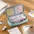 CICIMELON Durable Pencil Case Big Storage Pen Pouch Bag for School Supplies Office College Teen Adults, Light Blue