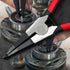8-Inch Lock Ring Pliers, Flat Snap Ring Pliers for Transmission Transfer Cases and Retaining Rings