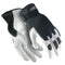 Galeton 9120051-L Max Utility Work Gloves, Large, White/Black, Goatskin Palm, Mesh Back, Slip-On Cuff