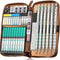 Nicpro Blocky Gear Metal Mechanical Pencil Set, 40PCS Art Drafting Pencil, 0.5, 0.7, 0.9 & 2mm Lead with 352PCS Refills