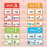 Teacher Created Resources Blush 7 Pocket Chart (28" x 28") (TCR20102) by Teacher Created Resources