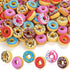 YGAOHF 50PCS 3D Donut Erasers for Kids, Cute Food Pencil Erasers Bulk, Novelty Candy Party Favor Gifts