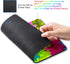 Kids Mouse Pad - Comic Space Design with Planets and Spaceships, Personalized Mouse Mat for Office