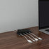 Cable Management Desk Organizer, Cord Management for 7 Computer or Charging Cables with Nonslip Base