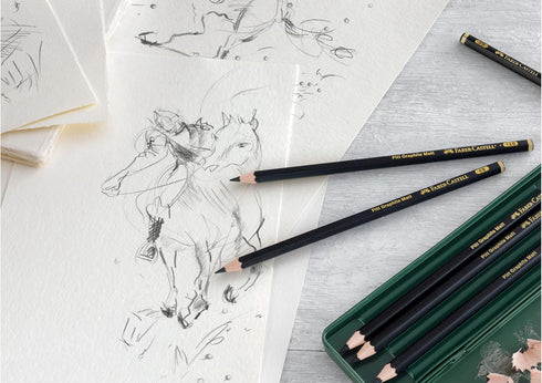 Faber-Castell Art & Graphic Pitt Graphite Matt Pencil, 14B for Art, Craft, Drawing, Sketching, Home Use