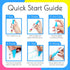White Chalk Markers, Fine Tip (5 Pack 3mm), Liquid Chalk Marker Erasable for Chalk Board, Glass, Car Window