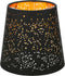 Angoily Hollow-Out Black Cloth Clip-Bulb Lamp Shade, Floor Lamp Stylish Light Cover,