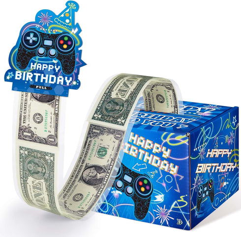 WERNNSAI Money Box for Cash Gift - Surprise Birthday Money Box Gaming