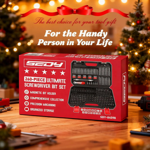 260-Piece Set, Set Ultimate Precision Screwdriver Bit Premium Security Bit Includes Magnetic Security Bits, Nut Driver