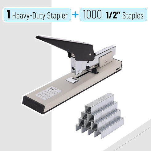 Mr. Pen- Heavy Duty Stapler with 1000 Staples, 100 Sheet High Capacity, Office Stapler, Desk Stapler, Big Stapler, Paper Stapler, Commercial Stapler, Large Stapler, Industrial Stapler, Heavy Stapler by Mr. Pen