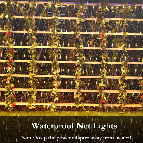 12FT 5FT 360 8 Joomer Christmas Net Lights - x LED Plug-in Mesh Lights, Waterproof with Modes, Timer, Connectable