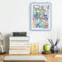 Mr. Pen Dry Erase Board, 12.5" x 9.5", with 8 Dry Erase Markers and 2 Board Magnets, Small White Board