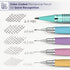 Mr. Pen Pastel Mechanical Pencil Set with Lead and Eraser Refills, 5 Sizes 0.3, 0.5, 0.7, 0.9, 2mm for Drawing and