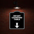 8.5 10 inches INFANT CHANGING TABLE Black Sign Arrow Down Aluminum Composite Sign x