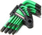 Powerbuilt L-Type Tamper Proof 9 Piece Wrench Set - Short Arm Torx Star Key with Holder