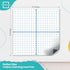 Scribbledo Jumbo Magnetic Coordinate Plane, 27" x 27" Dry Erase Graph Grid Board for Math Teacher Supplies