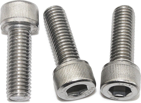 FULLERKREG M3 x 20mm Socket Head Cap Screws, 304 Stainless Steel, Quantity 100