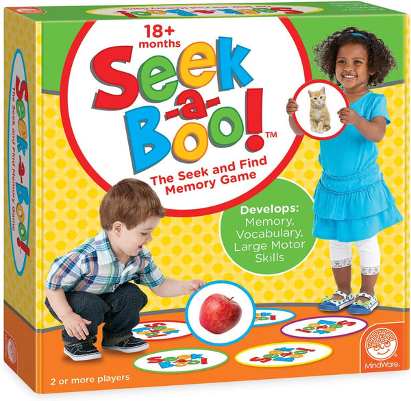 MindWare Seek-a-Boo Seek and Find Memory Game and Toddler Flash Cards Matching