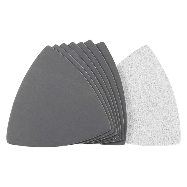 uxcell Triangular Sandpaper Hook and Loop Pad, 3-1/2" Oscillating Multi-Tool, Silicon Carbide, 1200 Grit, 8pcs