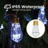 24Ft 20 Bulbs,Solar 8 Solar Outdoor String Lights Vintage Hemp Rope Solar Lights with Shatterproof Powered Patio String