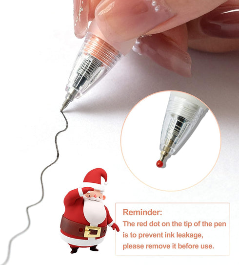 Linbsunne 1mm Medium Point Ballpoint Pens, Black Ink Work Pen with Soft Grip, Retractable, Gold Clip (6 count)