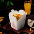 15 Count 16 oz Pagoda Wire Handle Chinese Takeout Box for Food Storage