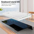 Acrylic Computer Keyboard Stand for Desk, Keyboard Riser Tilt Lift, Keyboard Holder for Desktop, Desk Keyboard