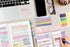 Atsrly 30PCS Set A6 Set 4 880 25 Cute Spiral Notebook Stationary For Women, Portable Bible Journal with Notebooks