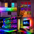3 Dimmable Counter Counter, Benreom Pcs RGB Under Cabinet Lights Kit, Smart App and Remote Control Under Cabinet