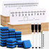 Fainne 24 Pack Double Sided Dry Erase Number Line Board Lapboard, 4 x 12 Inch for Math Classroom, Numbers 1-10 and 20
