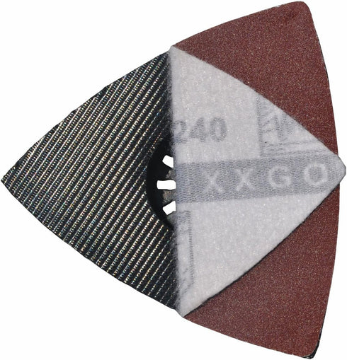 105 Pcs Oscillating Multi Tool Sanding Pads Kit - 100 Pcs Sandpaper for Wood Sanding