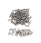 cSeao 40-Pack M3 30mm Pan Phillips Screws and Hex Nuts Set, 304 Stainless Steel Plain Finish