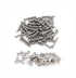 cSeao 40-Pack M3 30mm Pan Phillips Screws and Hex Nuts Set, 304 Stainless Steel Plain Finish