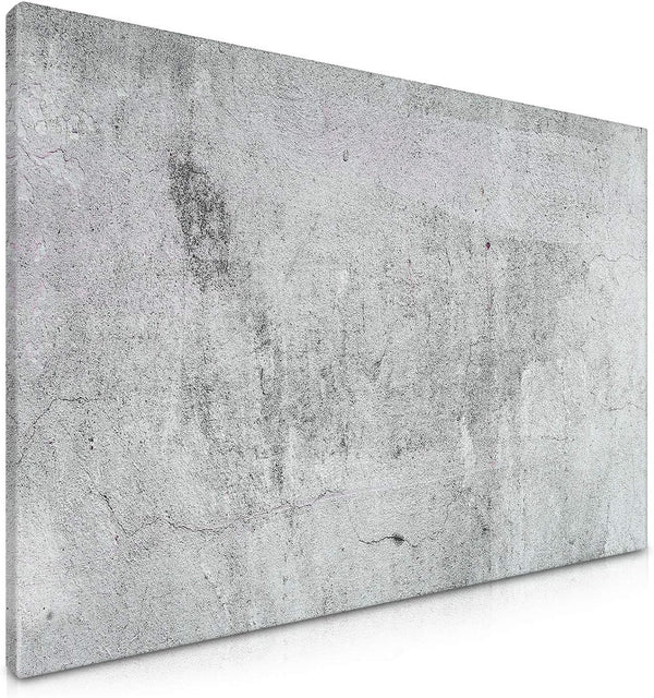 Navaris Magnetic Dry Erase Board, 16 x 24 inches, Decorative White Board with 5 Magnets and Marker - Concrete