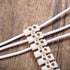 Weewooday 10 Pieces Terminal Block 12-Position Strip, 10 Amp 380 Volt White Screw Terminal Connector
