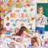 JarThenaAMCS 71Pcs Fall Tree Bulletin Board Decorations, Motivational Boho Cutouts for Classroom