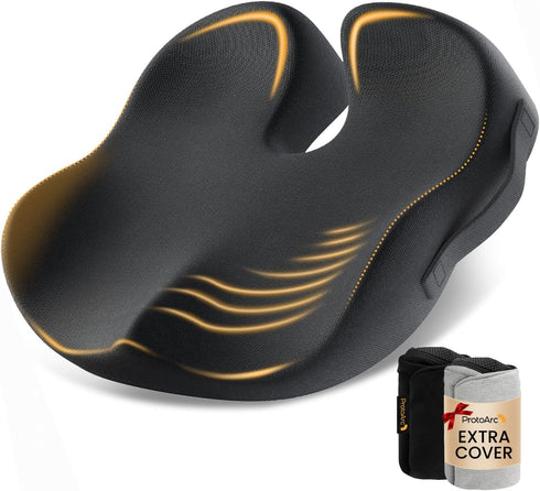 ProtoArc Extra Large Seat Cushion for Tailbone Pain Relief, Seat Cushions for