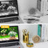 Set 3, MultiBey Gold Desk Organizer of Luxury Paper Clip Holder & Pencil Holder Cup for Office Supplies, Metal Makeup