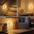 TOSZMOK 2-Pack, 3000K, Plug in Night Light LED Night Lights Plug into Wall with Dusk to Dawn Light Sensor, Acrylic