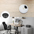 Black Cable Cord Grommet (50mm/1.97") 1Pcs, Zinc Alloy Round Cover for Home Desk Wire Management