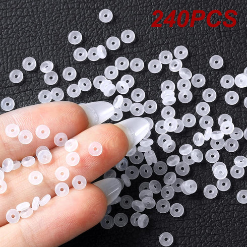 Sivak 240Pcs Silicone O Ring VMQ Seal Gasket for Compressor Valve, Pipe Repair, Automotive Faucet Plumbing