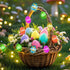 50LED 16ft 3D Decor,2 Pack Aogist Easter Egg Fairy Lights - Super Bright Egg String Light Battery Operated Decor