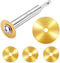 LitKiwi PVC Pipe Inside Cutter with 4Pcs Titanium Coating Blades, 1/4" Hex Shank