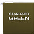 Pendaflex Recycled Hanging Folders, Standard Green, Legal Size, 1/5 Cut, 25/BX (81622)