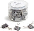 U Brands Fashion Binder Clips, 36 Count Moroccan Monochrome with Silver Prongs, 32mm Office Organization Supplies