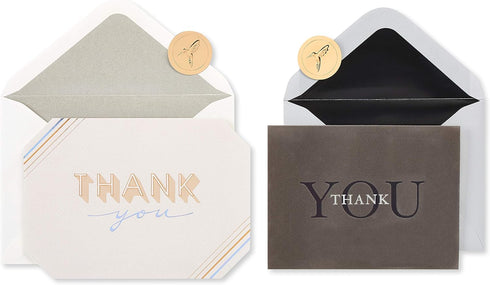 Papyrus Thank You Cards with Envelopes - Business (2-Count)