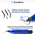 Deburring Tool Kit with 20 High-Speed-Steel Blades for Metal, PVC, Plastic, Copper, and Resin Art