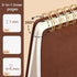 Yoment Top Spiral Notebook, Leather Large Steno Pads, 240 Pages, 7x10, 100 GSM Thick Paper, Left Handed Notebooks